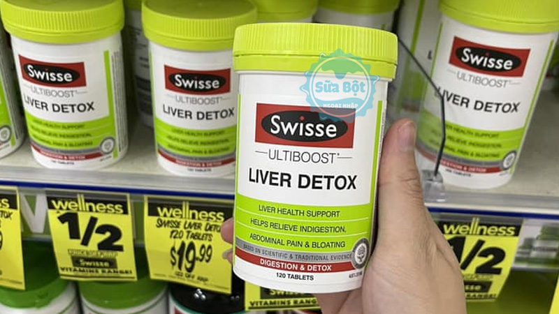 Liver Detox Swisse hỗ trợ loại bỏ độc tố trong gan