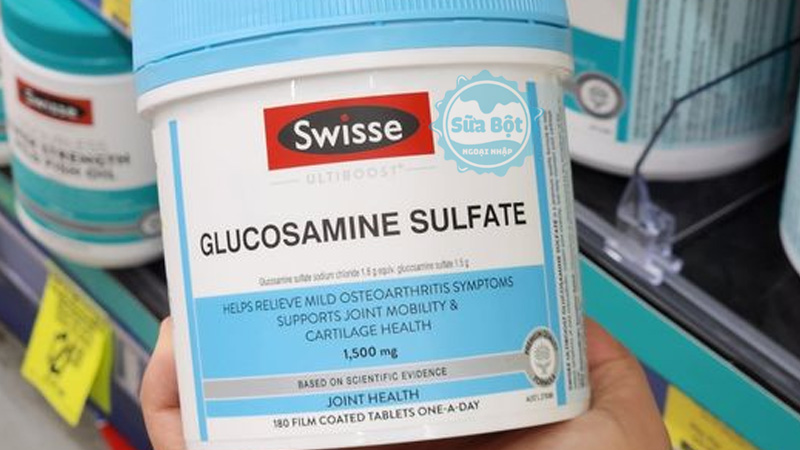 Swisse Glucosamine Sulfate 1500mg giúp giảm đau khớp, viêm khớp nhẹ