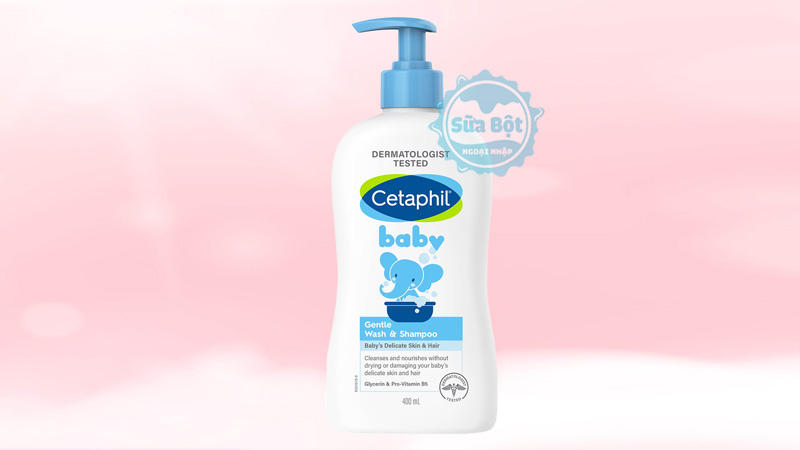 Cetaphil Baby Gentle Wash & Shampoo có công thức được kiểm nghiệm lành tính với trẻ