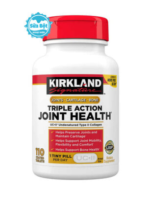 Viên Kirkland Triple Action Joint Health hỗ trợ xương khớp Mỹ 110 viên