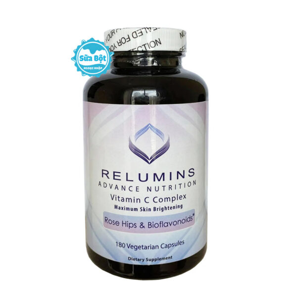 Viên uống trắng da Relumins Vitamin C Complex của Mỹ hộp 180 viên