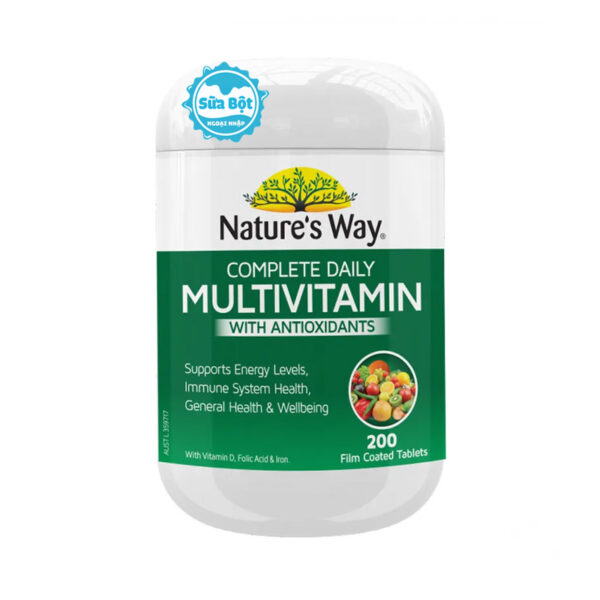 Vitamin tổng hợp Nature's Way Complete Daily Multivitamin Úc 200 viên