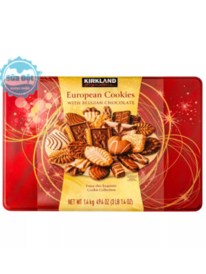 Bánh quy Kirkland Signature European Cookies with Belgian Chocolate của Mỹ 1,41kgBánh quy Kirkland Signature European Cookies with Belgian Chocolate của Mỹ 1,41kg