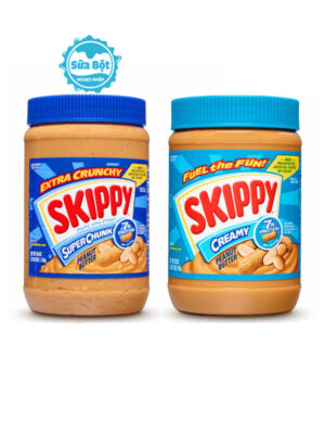 Bơ đậu phộng Skippy Creamy, Skippy Super Chunk Mỹ 1.36kg