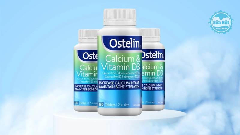 Viên uống Canxi Ostelin Calcium Vitamin D3 của Úc