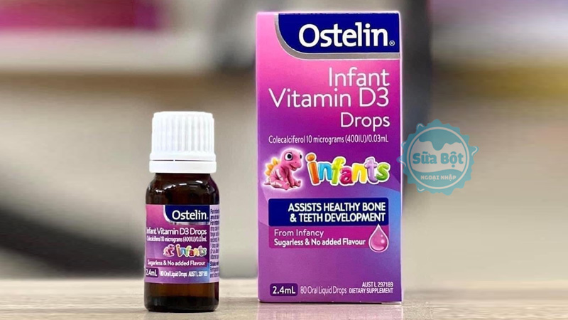 Ostelin Infant Vitamin D3 Drops cho bé có tốt không?