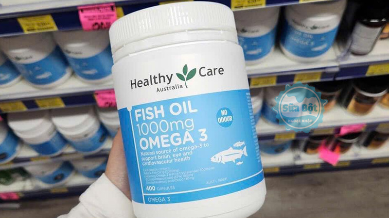 Dầu cá Healthy Care Fish Oil 1000mg của thương hiệu Healthy Care uy tín nước Úc