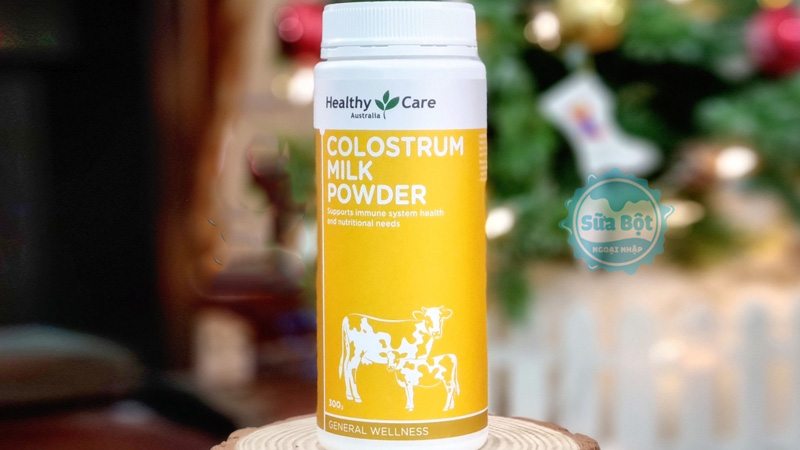 Sữa non Healthy Care Colostrum Milk Powder được sản xuất tại Úc