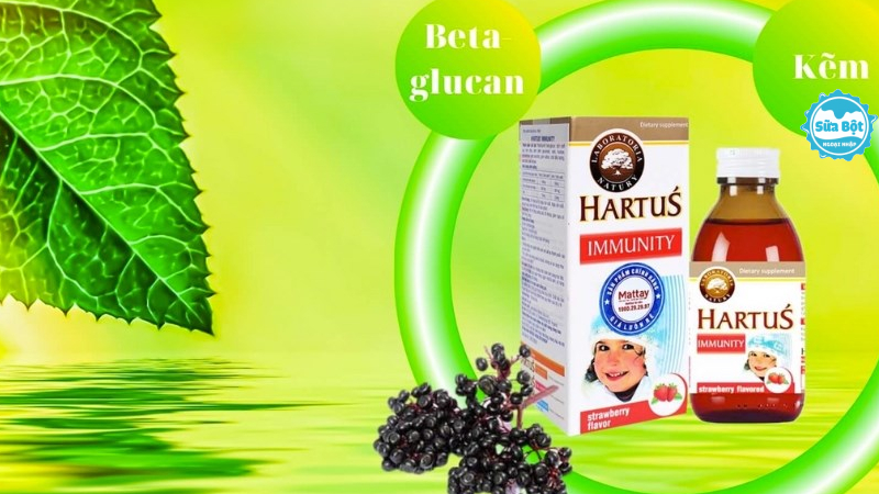 Hướng dẫn chung về siro Hartus Immunity