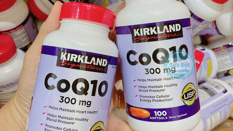 Kirkland CoQ10 300mg giúp hỗ trợ sức khỏe tim mạch, điều hòa huyết áp cho người dùng