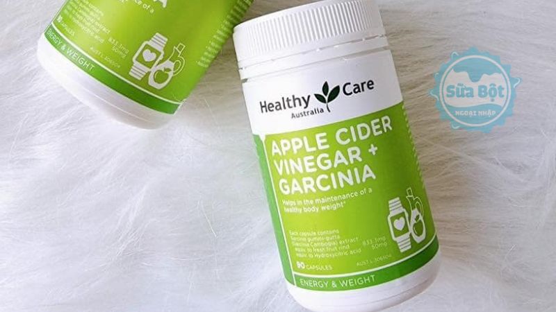 Viên uống giấm táo Healthy Care Apple Cider Vinegar + Garcinia giúp duy trì được mức cân nặng khỏe mạnh