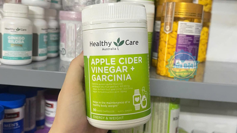 Viên uống giấm táo Healthy Care Apple Cider Vinegar + Garcinia giúp duy trì được mức cân nặng khỏe mạnh