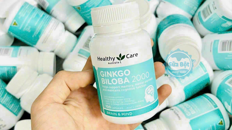 Viên uống Healthy Care Ginkgo Biloba 2000 hỗ trợ tuần hoàn máu não, giúp tinh thần minh mẫn hơn