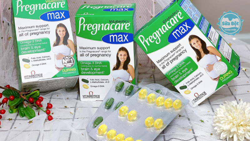 Vitamin bà bầu Pregnacare Max của Anh hộp 84 viên