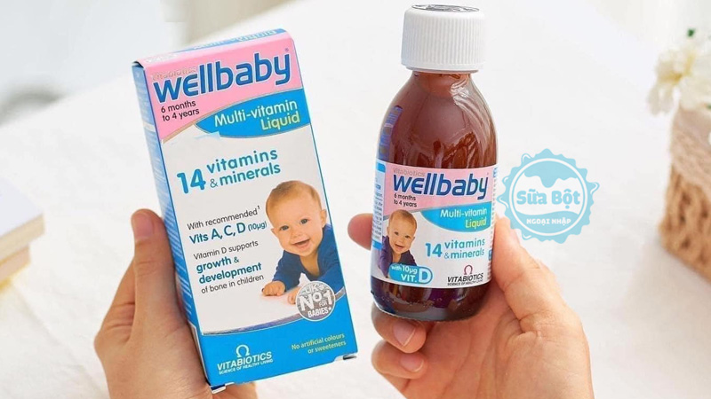 Vitamin tổng hợp Wellbaby phù hợp cho bé từ 6 tháng tuổi đến 4 tuổi