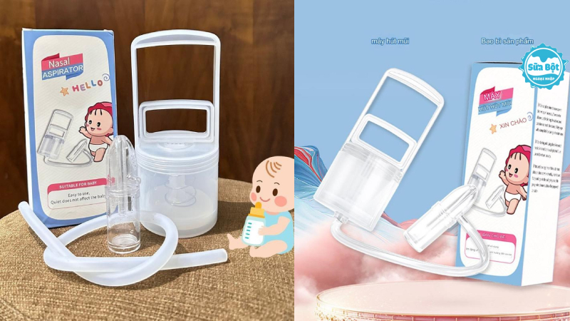 Dụng cụ hút mũi cầm tay Nasal Aspirator Hello cho bé