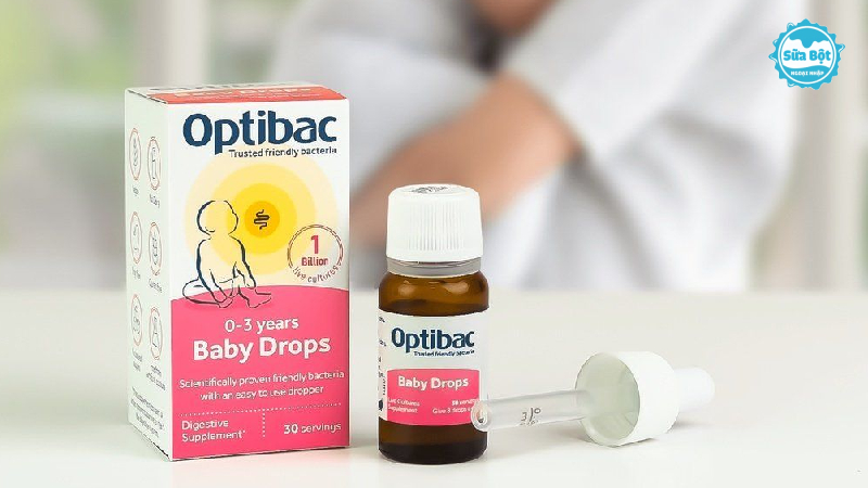 Men vi sinh Optibac Baby Drops của Anh 10ml