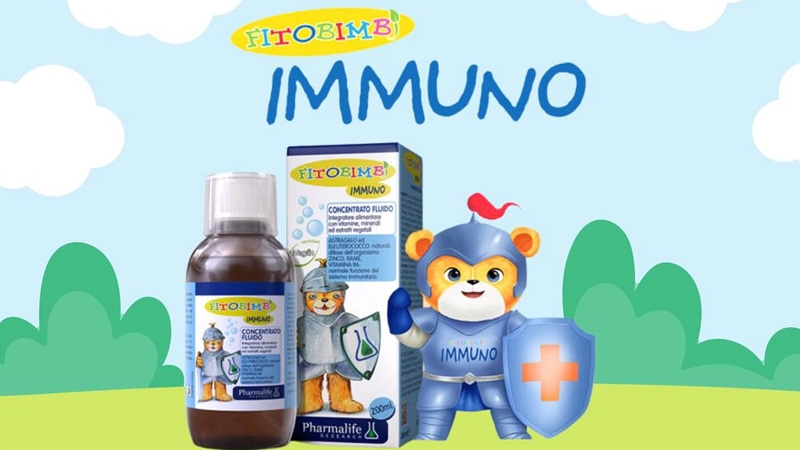 Siro Fitobimbi Immuno có xuất xứ từ Ý, được sản xuất với các thành phần tự nhiên