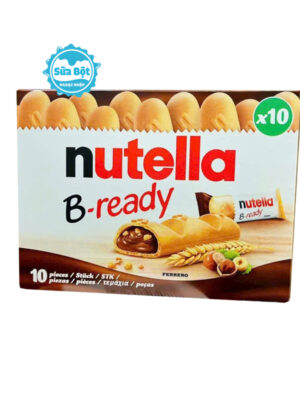 Bánh Nutella B-ready nhân socola hạt phỉ của Ý 220g hộp 10 bánh