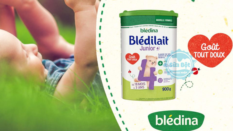 Sữa Bledilait số 4 - 900g nội địa Pháp pha chế theo hướng dẫn trên bao bì