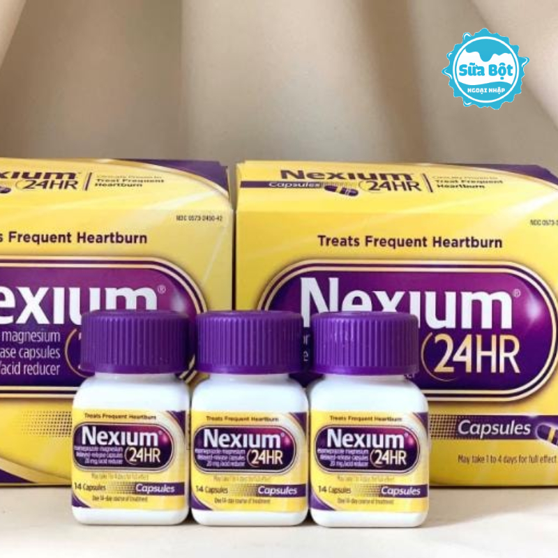 Ưu điểm nổi bật của viên Nexium 24hr trị viêm loét dạ dày esomeprazole 20mg