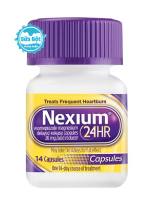 Viên Nexium 24hr trị viêm loét dạ dày esomeprazole 20 mg của Mỹ 42 viên