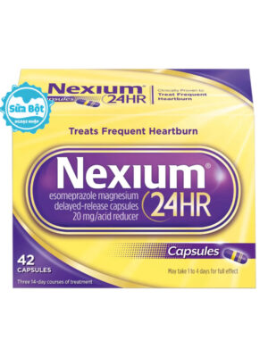 Viên Nexium 24hr trị viêm loét dạ dày esomeprazole 20 mg của Mỹ 42 viên