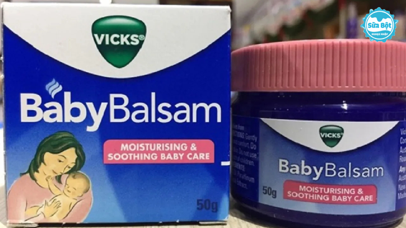 Sử dụng sáp/dầu bôi nóng Vicks Baby Balsam