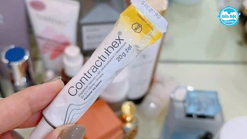 Kem trị sẹo Contractubex bôi lên mặt được không?
