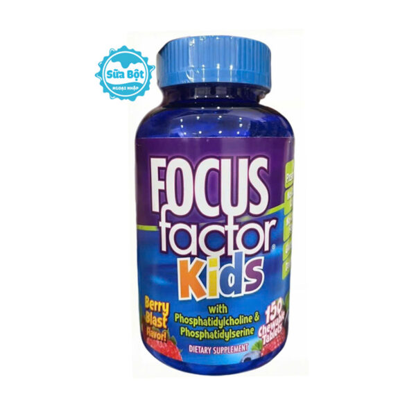 Kẹo Focus Factor Kids phát triển trí não cho bé của Mỹ 150 viên