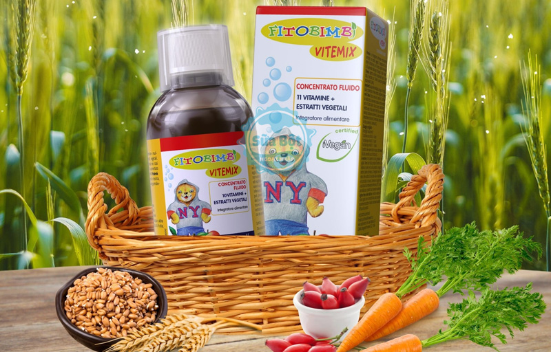 Siro Fitobimbi Vitemix giúp bổ sung vitamin tăng sức đề kháng cho trẻ nhỏ