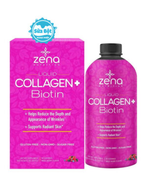 Collagen nước Zena Nutrition Liquid Collagen + Biotin của Mỹ 900ml