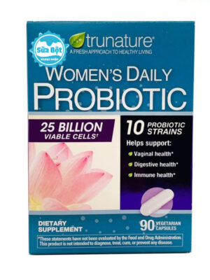 Men vi sinh cho phụ nữ Trunature Women’s Daily Probiotic của Mỹ 90 viên