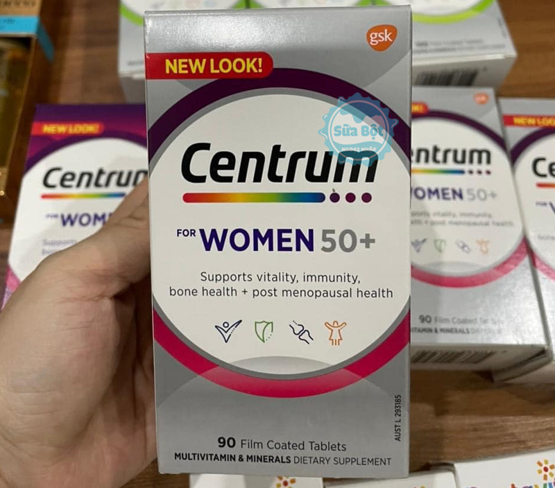 Centrum For Women 50+ hỗ trợ giảm mệt mỏi, giúp xương khỏe mạnh