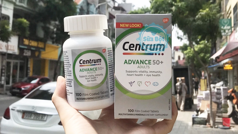 Vitamin tổng hợp Centrum Advance 50+ Adults hỗ trợ tăng đề kháng, ổn định huyết áp