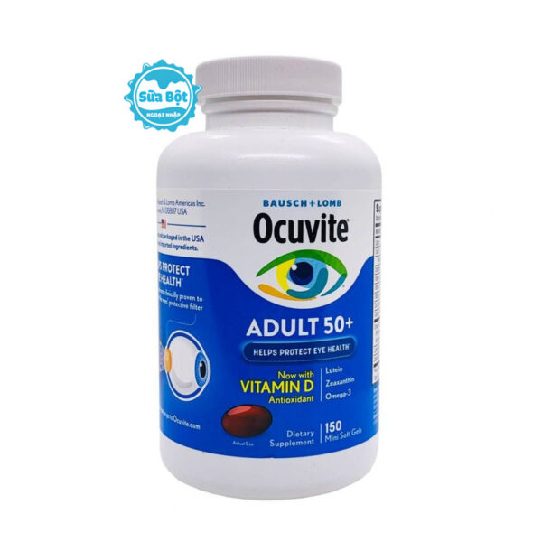 Viên uống bổ mắt Ocuvite Adult 50+ dành cho người trên 50 tuổi của Mỹ 150 viên