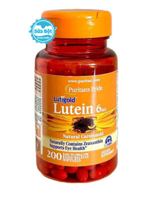 Viên uống Puritan's Pride Lutein 6mg bổ mắt của Mỹ 200 viên