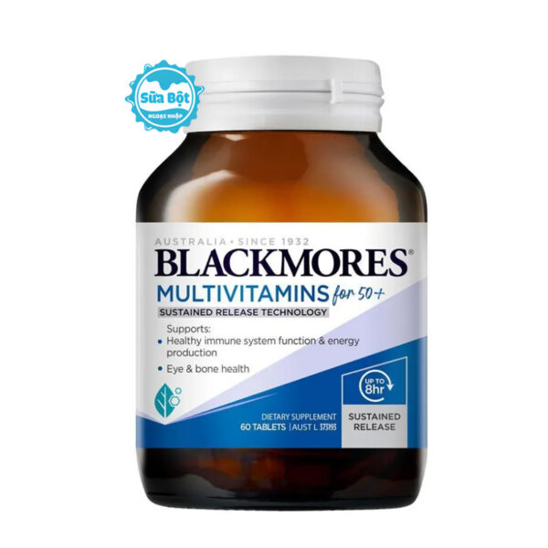 Vitamin tổng hợp Blackmores Multivitamins for 50+ của Úc 60 viên