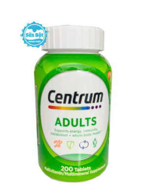 Vitamin tổng hợp Centrum Adults của Mỹ 200 viên