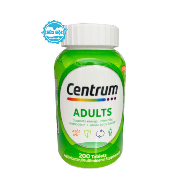 Vitamin tổng hợp Centrum Adults của Mỹ 200 viên