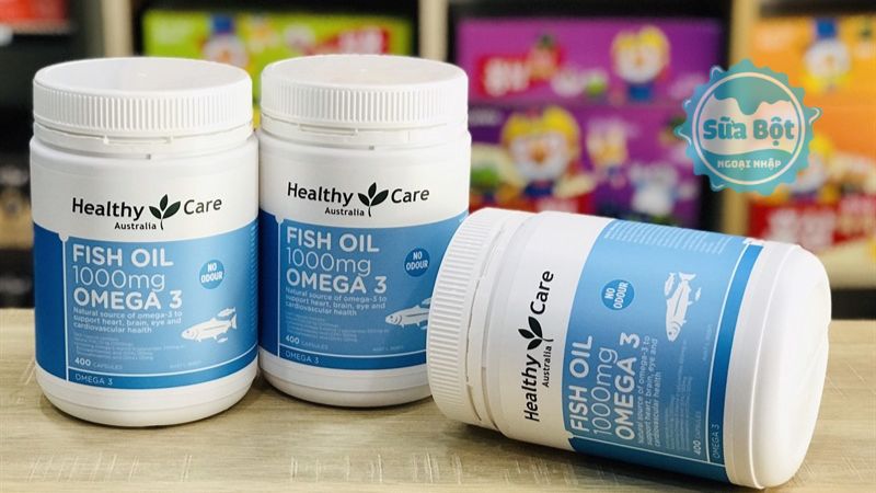 Healthy Care Fish Oil 1000mg kháng viêm, hỗ trợ tim mạch, trí não Healthy Care Fish Oil 1000mg kháng viêm, hỗ trợ tim mạch, trí não