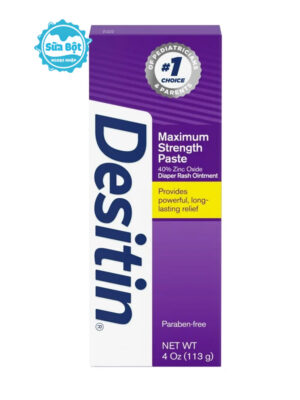 Kem trị hăm Desitin tím cho trẻ từ 0 tháng tuổi của Mỹ 113g