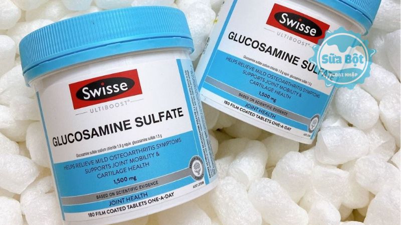 Swisse Glucosamine Sulfate 1500mg giúp hỗ trợ sức khỏe sụn, khớp và xương Swisse Glucosamine Sulfate 1500mg giúp hỗ trợ sức khỏe sụn, khớp và xương