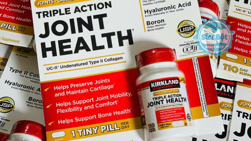 Kirkland Triple Action Joint Health hỗ trợ khớp vận động dễ dàng, linh hoạt Kirkland Triple Action Joint Health hỗ trợ khớp vận động dễ dàng, linh hoạt