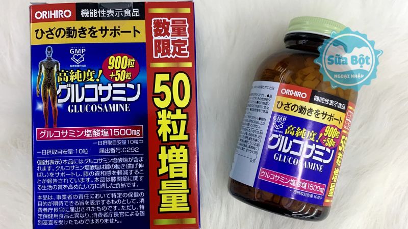 Glucosamine Orihiro giúp giảm đau nhức khớp, duy trì khớp vận động trơn tru Glucosamine Orihiro giúp giảm đau nhức khớp, duy trì khớp vận động trơn tru