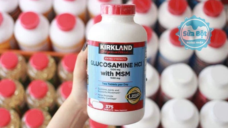 Kirkland Glucosamine HCL 1500mg with MSM giúp nuôi dưỡng sụn, khớp, xương Kirkland Glucosamine HCL 1500mg with MSM giúp nuôi dưỡng sụn, khớp, xương