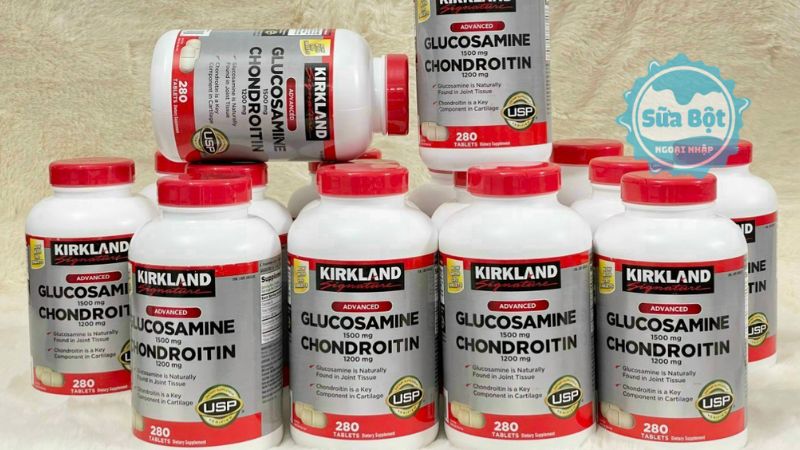 Kirkland Glucosamine 1500mg Chondroitin 1200mg giảm thoái hóa khớp, ngừa loãng xương Kirkland Glucosamine 1500mg Chondroitin 1200mg giảm thoái hóa khớp, ngừa loãng xương