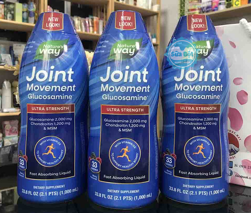 Nature’s Way Joint Movement Glucosamine dạng nước uống có hương vị trái cây berry dễ dùng Nature’s Way Joint Movement Glucosamine dạng nước uống có hương vị trái cây berry dễ dùng