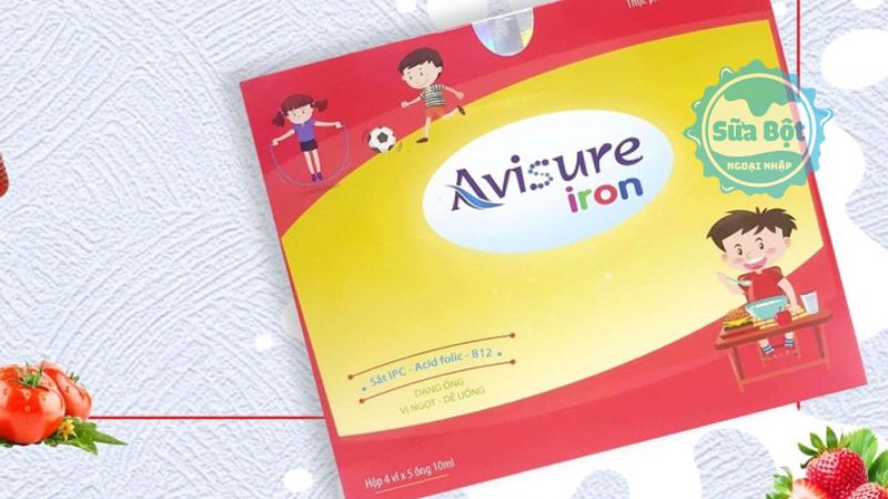 Avisure Iron giúp sản xuất tế bào hồng cầu khỏe mạnh, bé ăn ngon, tăng cân Avisure Iron giúp sản xuất tế bào hồng cầu khỏe mạnh, bé ăn ngon, tăng cân