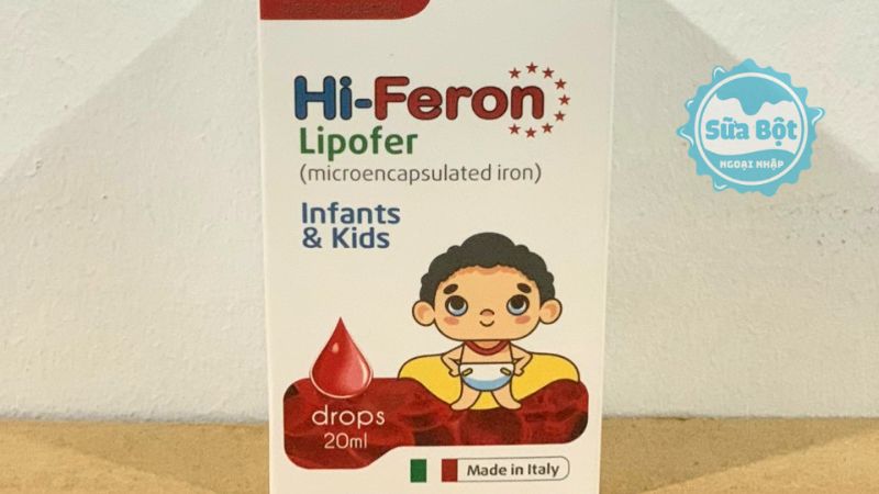 Siro sắt Hi-Feron Lipofer bổ sung sắt hữu cơ hấp thụ tốt Siro sắt Hi-Feron Lipofer bổ sung sắt hữu cơ hấp thụ tốt